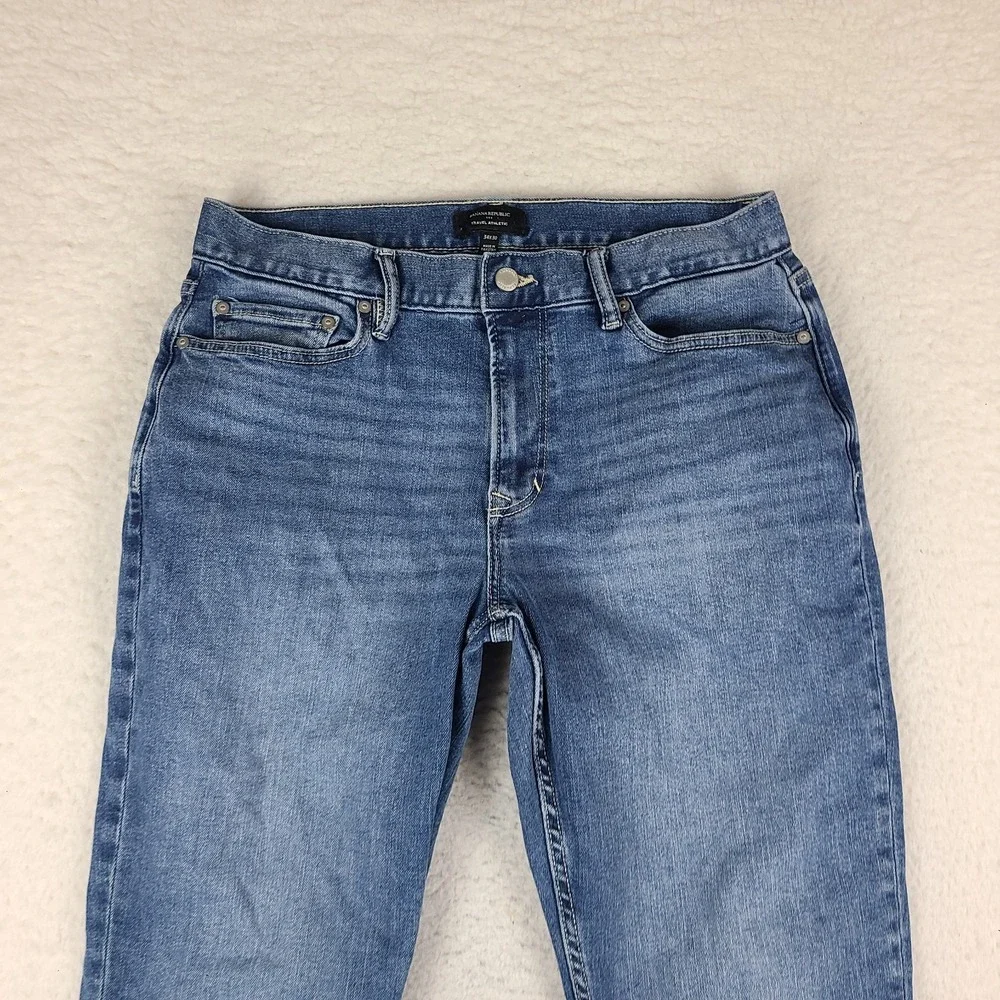 Banana Republic Jeans Mens 34x30 Blue‎ Travel Athletic Medium Wash Denim